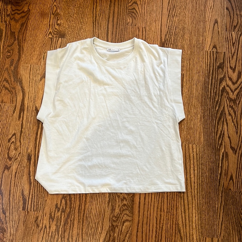 Zara Puff Sleeve T-Shirt